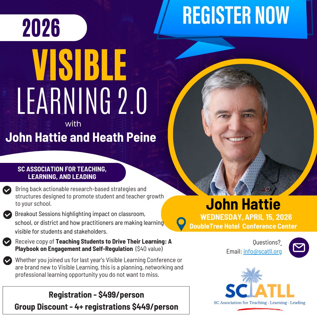 SC Association for Teaching, Learning, and Leading tweet media