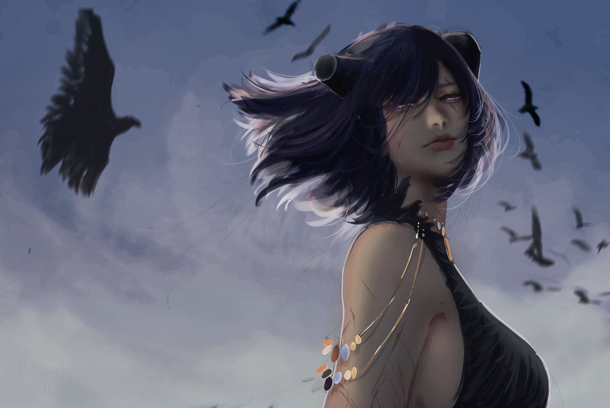 ZamiraOfUr's tweet photo. Forsaken by her kin, she rose to fight for the right to live.
#Illustration #StoryIllustration #VGenArtist #artmoots #artwork #LoreArt https://t.co/ednrab2Xjl