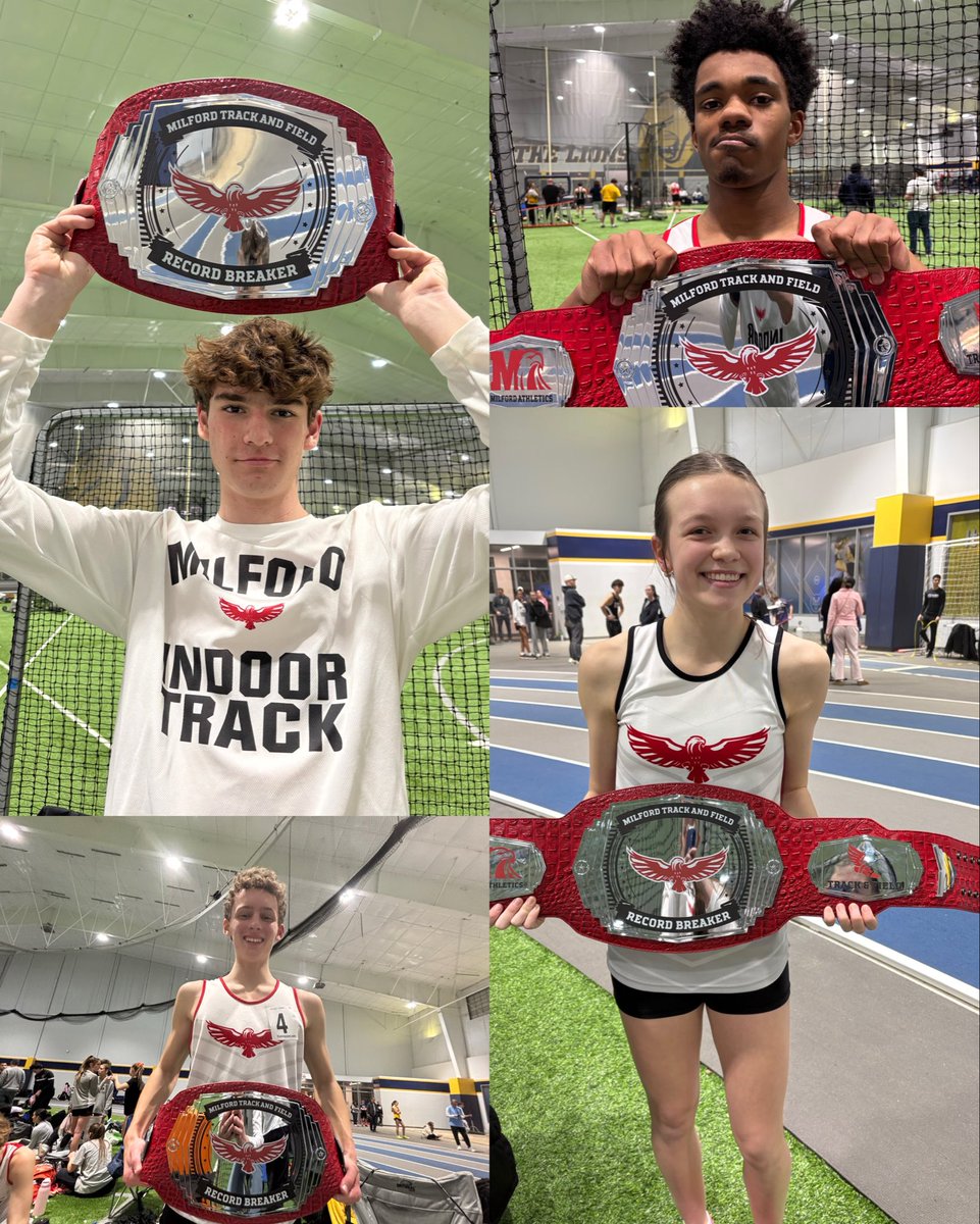 TrackFieldMHS's tweet image. Big night at MSJ last not for the Eagles Tracksters…tons of PR’s to show off the New MHS T&amp;amp;F PR Belt!  Way to #RepTheM everyone! @Milford_Eagles @MilfordGirlsCC
