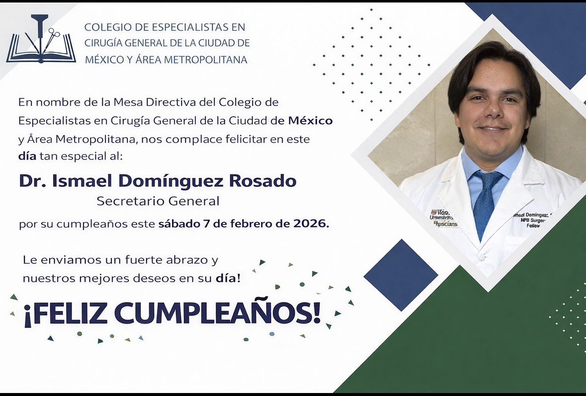 CecgcdMx's tweet photo. feliz cumpleaños doctor Ismael Dominguez Rosado https://t.co/yWqBR1jc7X