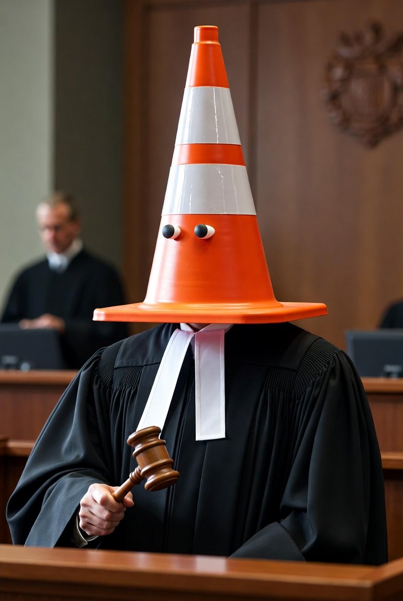 Su Señoría dictando sentencia