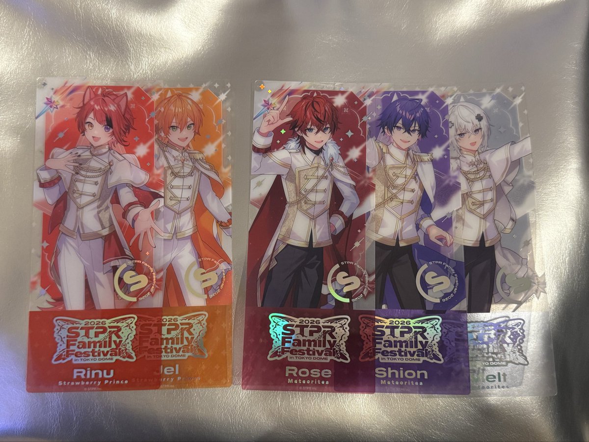 __5OOOOen's tweet photo. 【交換】すとぷり STPR Family Festival!! 2026 ランダム クリア チケット

譲：🍓❤️ 🧡　💫❤️ 💜 🤍

求：🍓💛

◯すとふぇす2日目手渡し
◯等身⇄等身

 #すとぷりグッズ交換
#めておらグッズ交換 https://t.co/1dPAcuZiiW