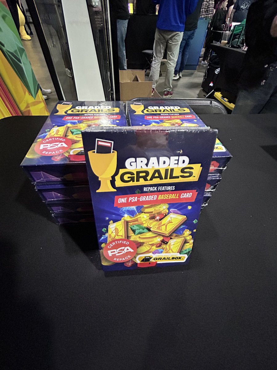 Coming to Collect-A-Con? Stop by the CardsHQ booth to meet our buying team.  We're purchasing Pokmon and sports cards all weekend. Plus, check out the  brand new Graded Grails Grailbox that just
