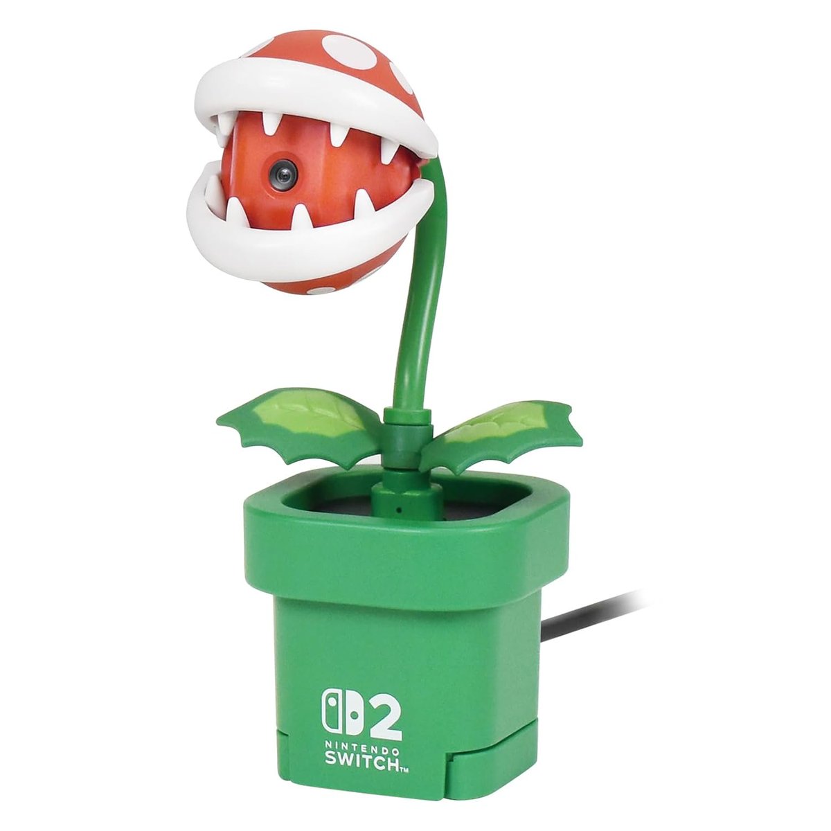Re2Luck's tweet image. Hori Piranha Plant Camera Nintendo Switch 2- Officially Licensed by Nintendo US$29.99 en Amazon amzn.to/4qr1WB1