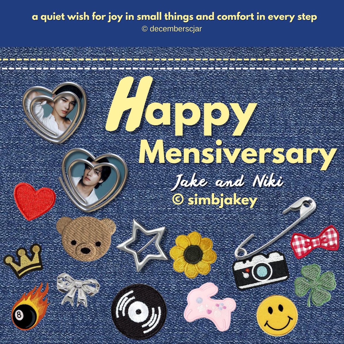 A month of memories, a lifetime of adventures ahead. Happy Monthsary, <a href="/simbjakey/">Tinky Winky, Juno</a> and <a href="/rikinishr/">Riki dwn ⚜</a> 
We’re rooting for your happiness every step of the way! 💙