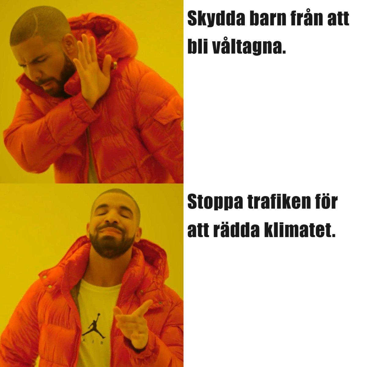 När civil olydnad är okej enligt vänstern.