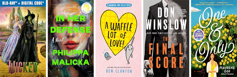 fayettelibrary's tweet photo. This week the Fayette County Public Library has 393 new books and three new movies.  New items include Wicked. https://t.co/4G1Y46E0nq https://t.co/gPFdU2b0hJ
