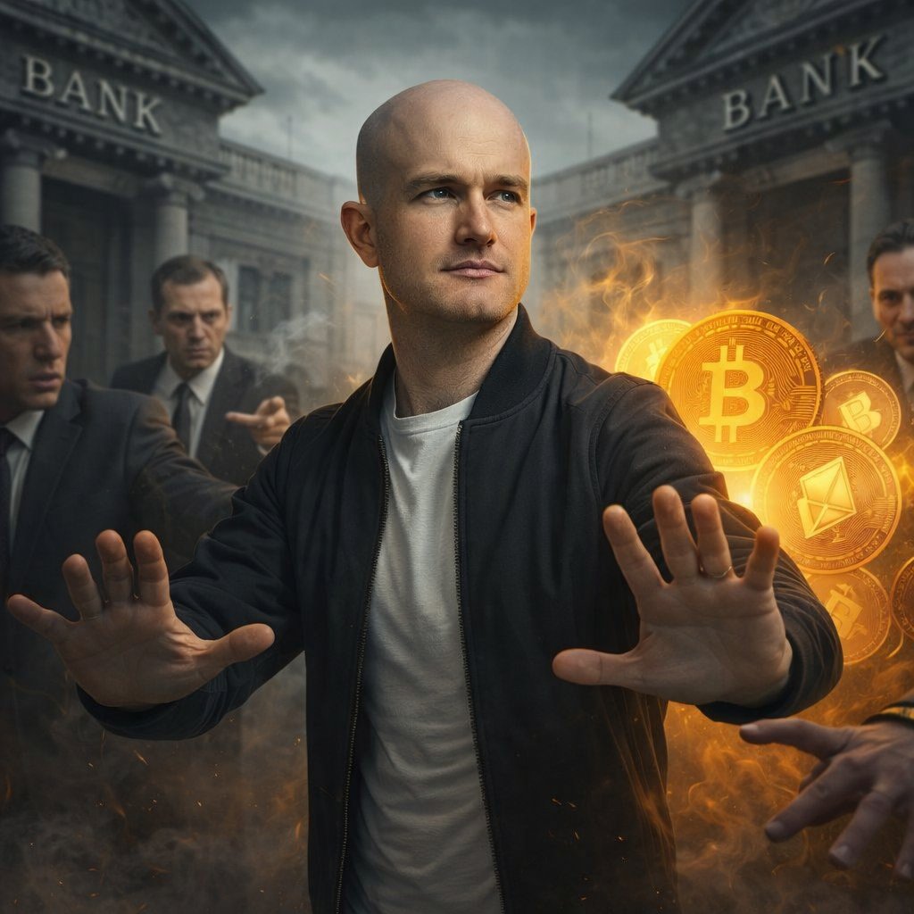 🔥 TODAY: Coinbase CEO said that the banks are trying to undermine the president's crypto agenda.

Thoughts?