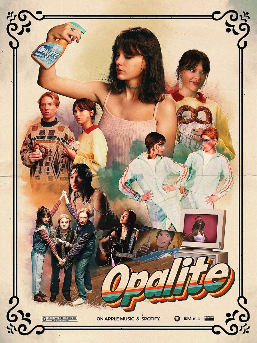 “Opalite” Music Video as a Movie Poster.