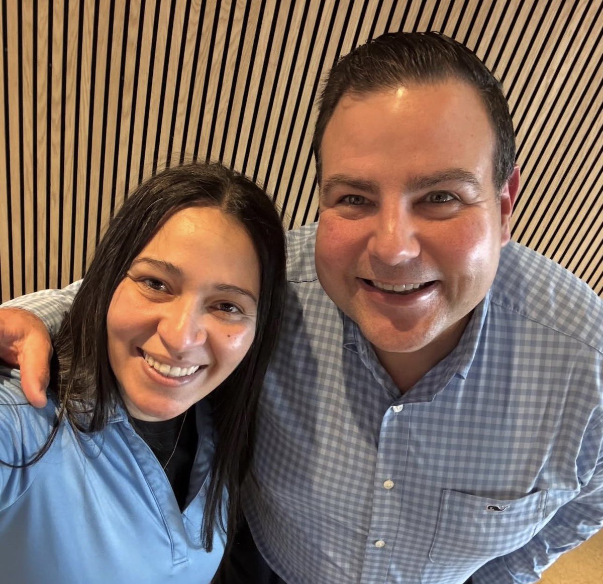 ALICEADMD's tweet photo. Every hero needs a sidekick…and every great doctor needs a Lulu. 💙 Celebrating 9 years of Lourdes “Lulu,” Dr. Alicea’s lead assistant—the Robin to his Batman. Loyal, skilled, and always saving the day with that signature smile! https://t.co/k4OxARrwdk