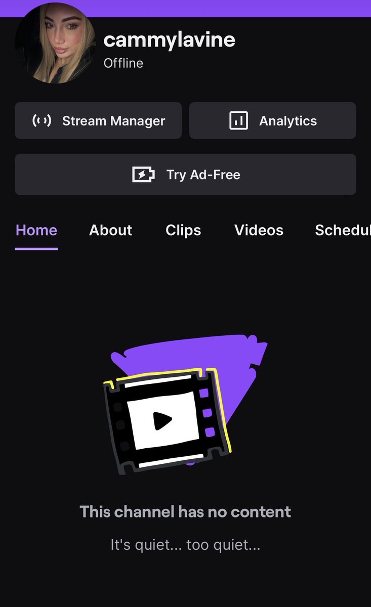 CamrynLavine7's tweet image. It’s happening …everyone follow my twitch cammylavine 🥰 #imback #camrynlavine