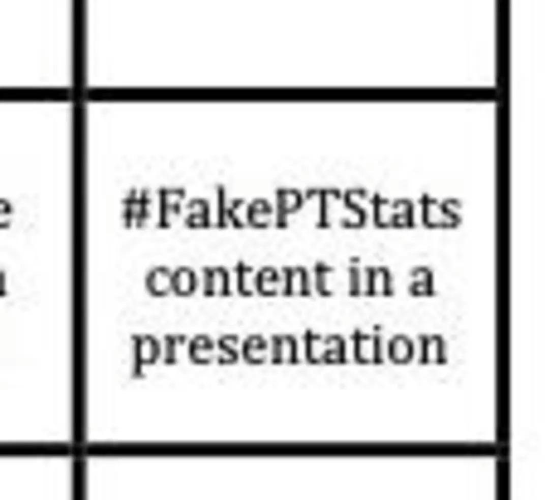 Fake Physical Therapy Statistics tweet media