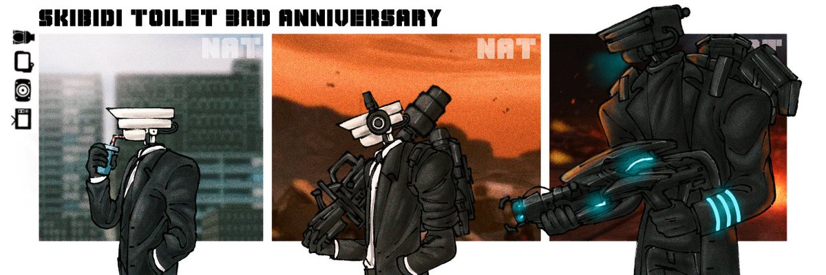 3rd anniversary of skibidi toilet 

#SKIBIDITOILET 
#skibidi_toilet 
#SkibidiToiletart