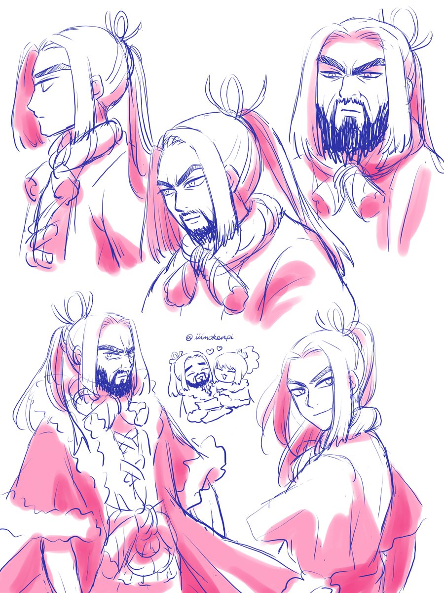 🛡パパの若い頃を妄想し始めたら止まらなかった落書き（捏造）