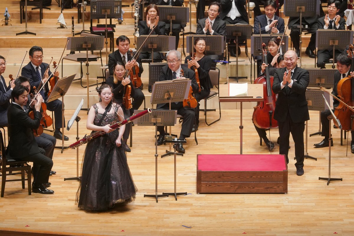 sendaiphil's tweet image. Concert Photo📸
2026/02/07 Sat.
公益社団法人日本演奏連盟 主催
新進演奏家育成プロジェクト
オーケストラ・シリーズ 第89回 仙台
sendaiphil.jp/89sendai/

指揮：鈴木織衛
ファゴット：西口真央 @fago_sawashin 
管弦楽：仙台フィルハーモニー管弦楽団 @sendaiphil