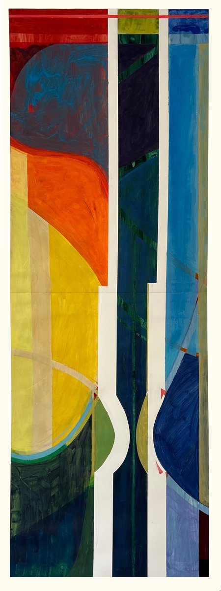 NUNUMunofficial's tweet photo. "Abstract 36.25 The Berlin Series The Wall Potsdamer Platz's" by Owen Brown #abstractpainter #NUNUM #berlin #berlinwall https://t.co/K4T1YANInc