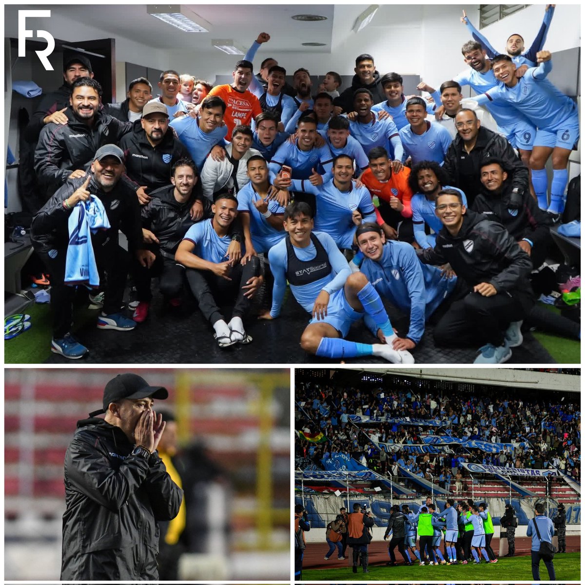 Pasamos a la siguiente fase, ante un gran rival. Otra vez pintando el clásico de celeste 🩵. Seguimos con el trabajo, con perseverancia, corazón y valentía. Vamos por más equipo 💪🏻 Gracias a todos los bolivaristas por su aliento incondicional <a href="/LVEbarrabrava/">LaViejaEscuela</a> 
.
.
#Bolívar