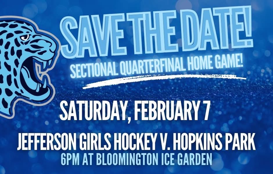 Let the playoffs begin!

The Jags are hosting the Section 6AA QF game today at 6PM as they take on Hopkins

These teams met earlier this season, with the Jags grabbing an exciting overtime win.

This is the Jags’ first home playoff game since 2015. 

Let’s pack the stands!!