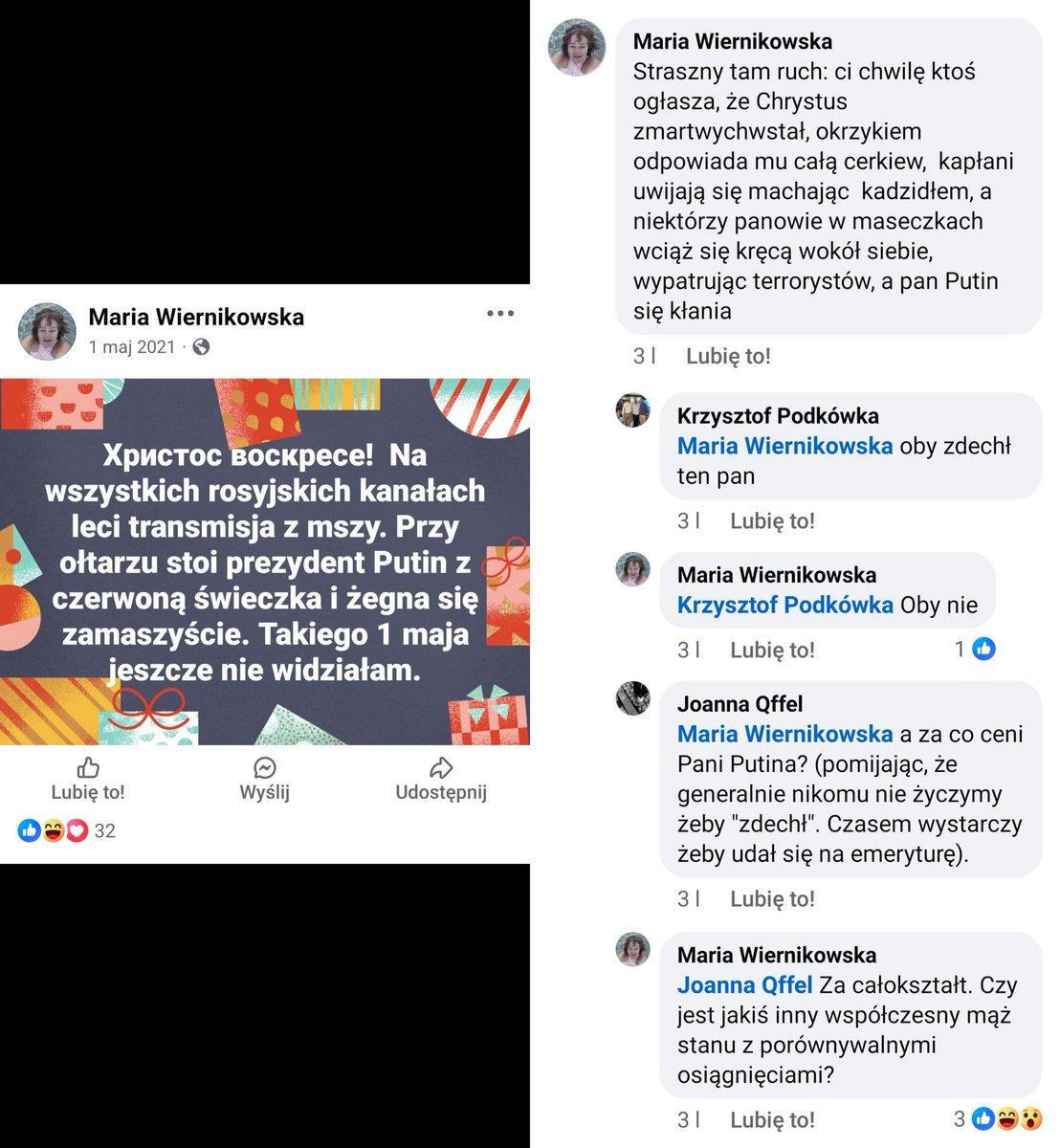 Maria Wiernikowska przed Państwem.
Mnie szczęka opadła.
Stanowski, ty idioto.