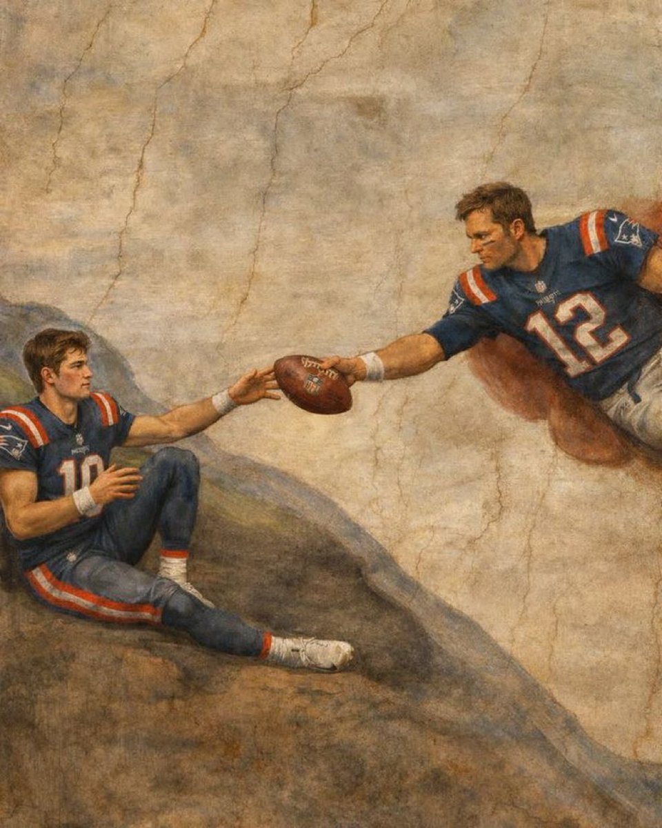 PatsPlanet_'s tweet photo. What Patriots fans imagined when they heard Tom Brady followed the #Patriots again. https://t.co/E3qd2ZjMb7