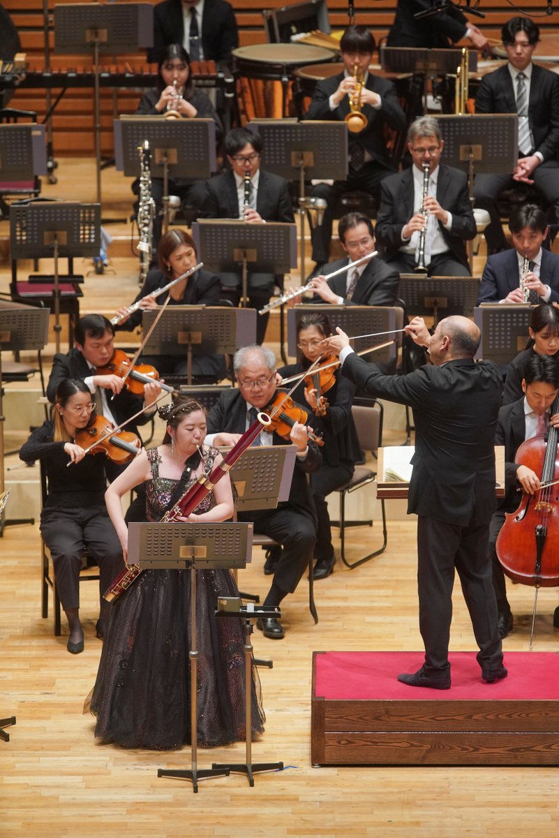 sendaiphil's tweet image. Concert Photo📸
2026/02/07 Sat.
公益社団法人日本演奏連盟 主催
新進演奏家育成プロジェクト
オーケストラ・シリーズ 第89回 仙台
sendaiphil.jp/89sendai/

指揮：鈴木織衛
ファゴット：西口真央 @fago_sawashin 
管弦楽：仙台フィルハーモニー管弦楽団 @sendaiphil