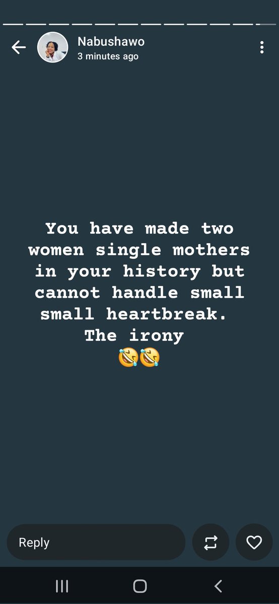 lawyer_commando's tweet image. I have not denied my two baby mamas. Infact, you were so willing to be one. Now that you've also moved to mocking nature, let me clarify on something that shortly..