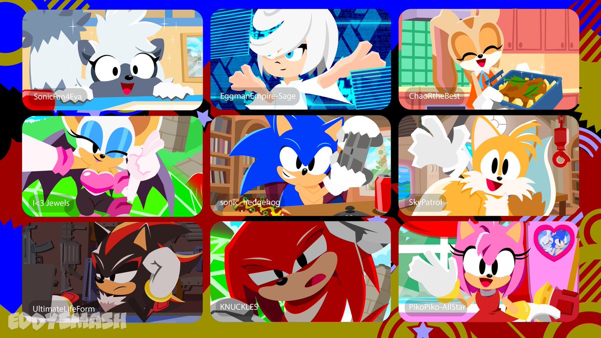 Sonic and friends in the Group Chat 🌀🖥️
[Repost]

#SonicTheHedgehog #Tails #Knuckles #AmyRose #ShadowTheHedgehog #RougeTheBat #TangleTheLemur #SageRobotnik #CreamTheRabbit