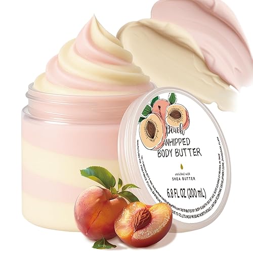 I just received Embleaf Peach Whipped Body Butter, Shea Body Butter for Women Dry Skin, Natural Peach Lotion for Body Moisturizer-Deep Moisturizing and Softening-6.8 floz(200ml) - Peach -  from Anonymous via Throne. Thank you! throne.com/chomichanvt #Wishlist #Throne