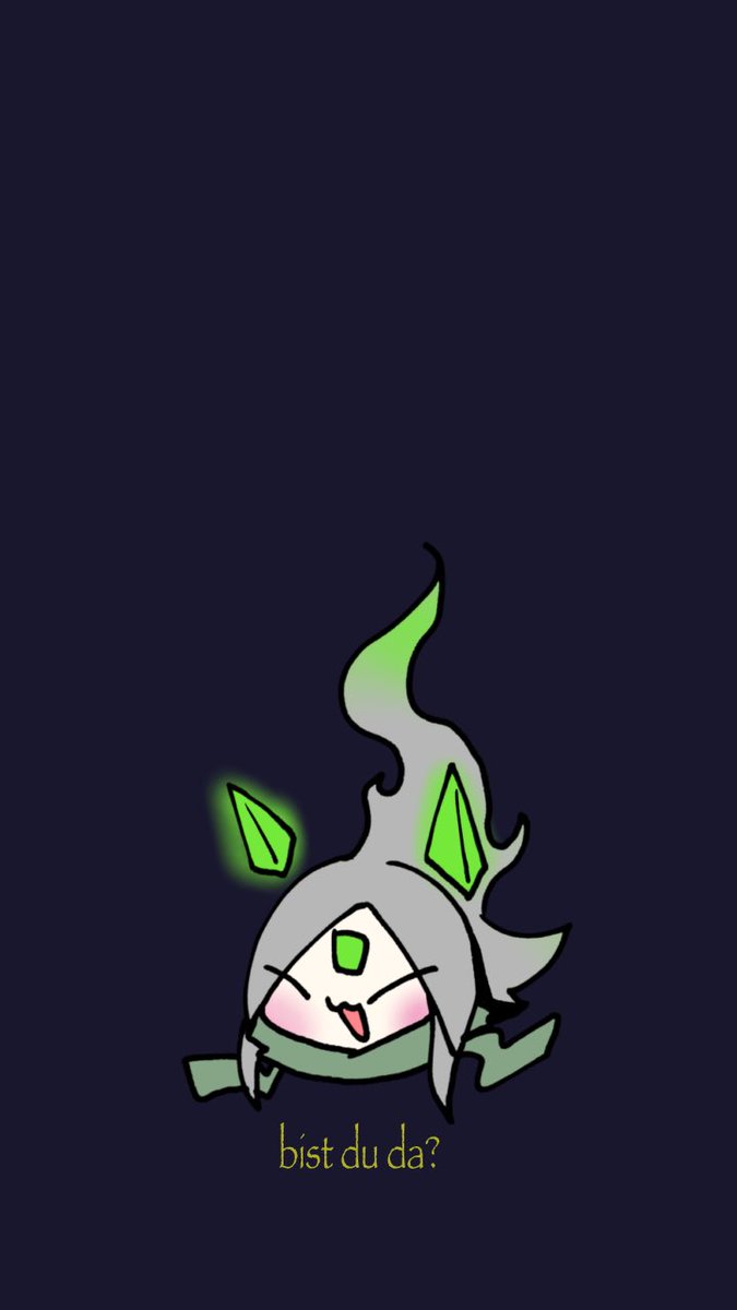 バースデー幽霊 たまには待ち受け用を おやすみなさい