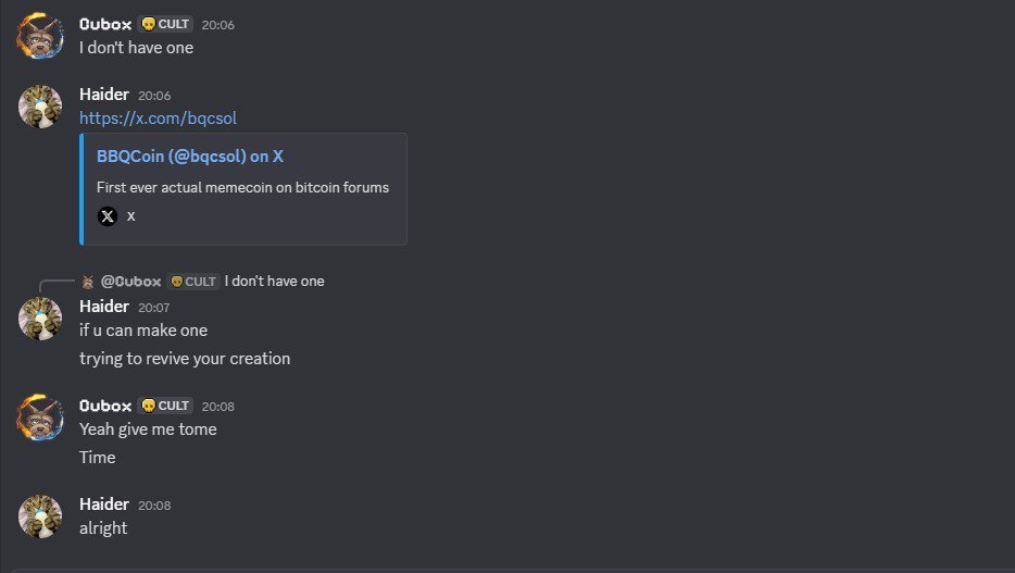 bqcsol's tweet image. He is working on it.