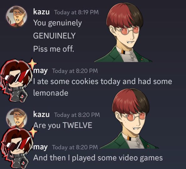 #P5X He ate some doughnuts today and had some orange juice