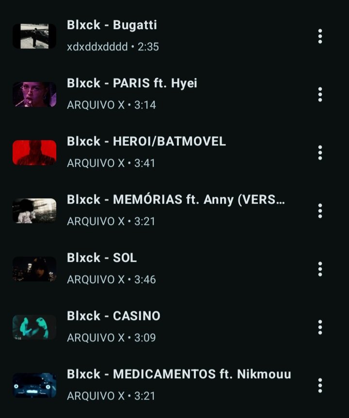 faclubegeek's tweet photo. Com as prévias,guias e lançamentos autorais do Blxck, já temos um gostinho do que vem no álbum Arquivo X...
#blxck #trxp #arquivoX ❌️👺 https://t.co/bXISjXqocb