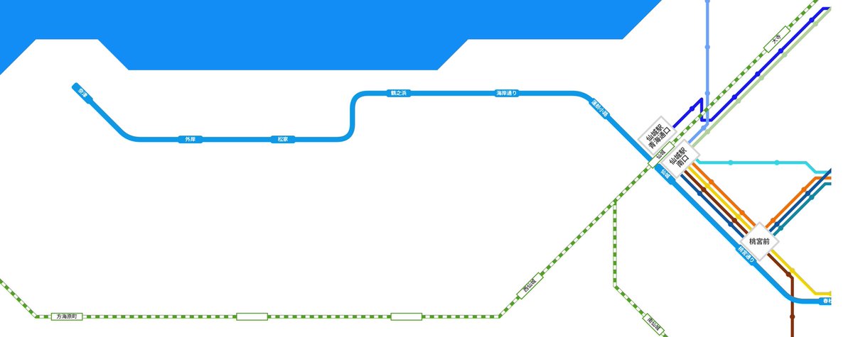地下鉄の西行きの電車は「なつ行きの電車」と案内できるのでお気に入り
#架空鉄道 #架空都市 #妄想都市