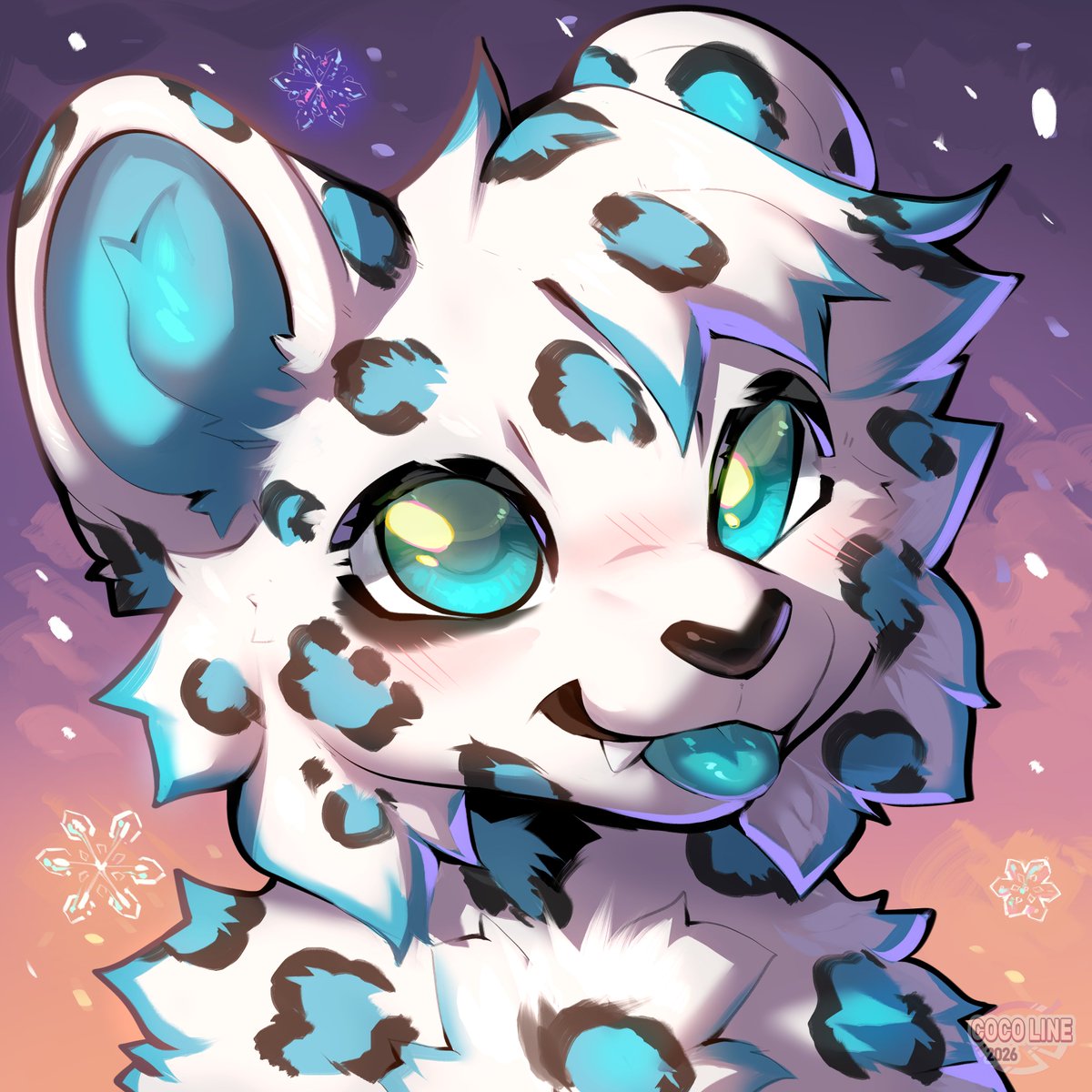 Commission for <a href="/ArcFrizz/">Arc Frizz</a> !
"Cute snep blep"