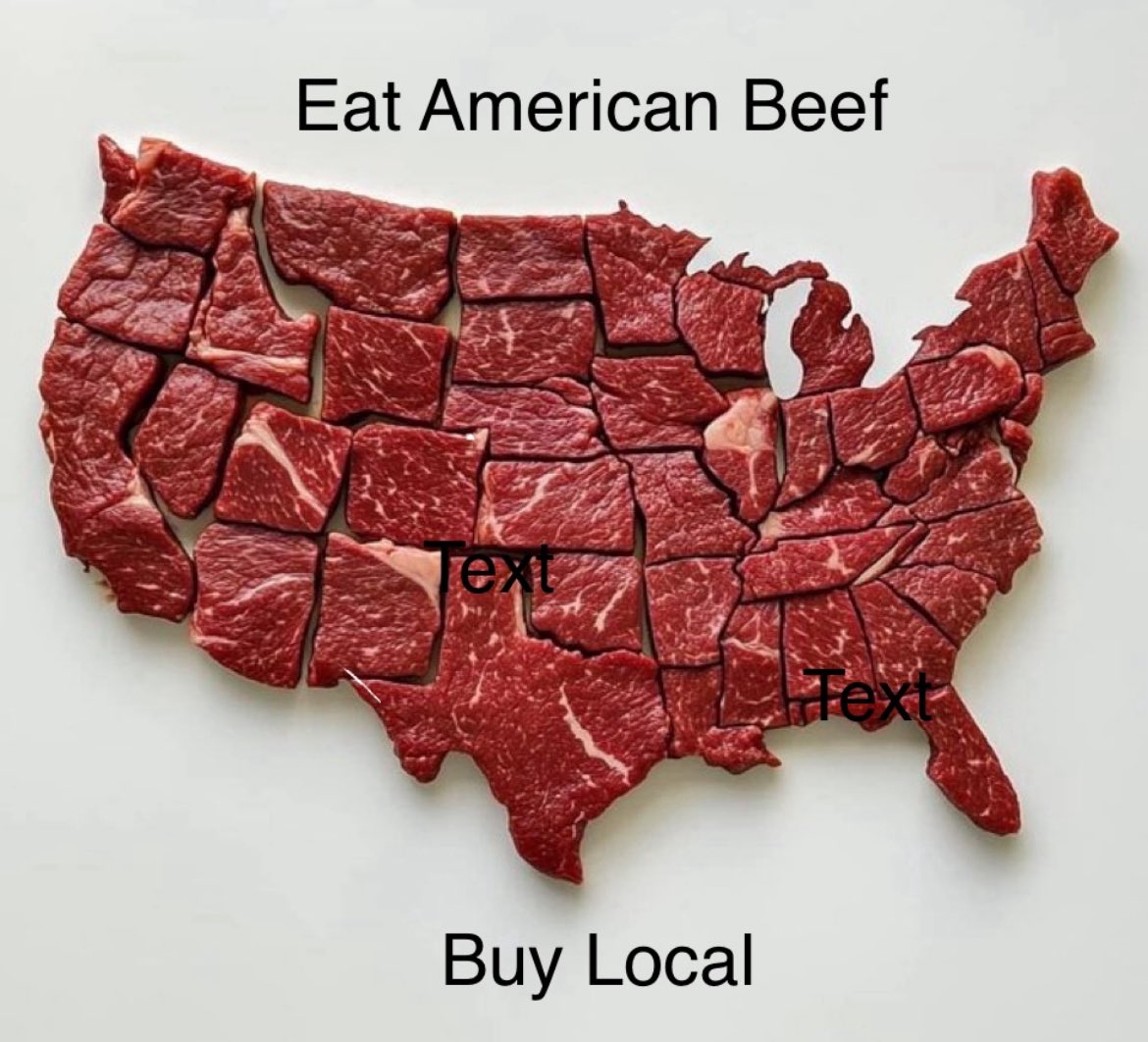 SUPPORT USA 🇺🇸 Farmers &amp; Ranchers 
I could name names from all across the USA of American producers (I follow many on this platform) not just beef but pork/ poultry etc.  We must support local producers.  Without these wonderful people we cease to exist.  
BUY AMERICAN/BUY LOCAL