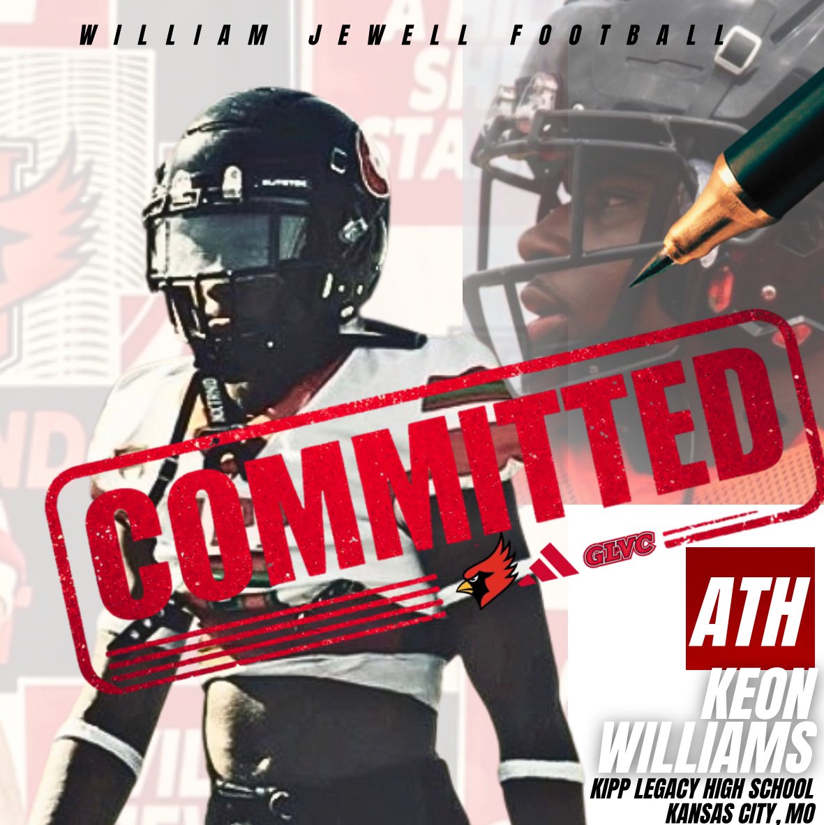 William Jewell Football tweet media