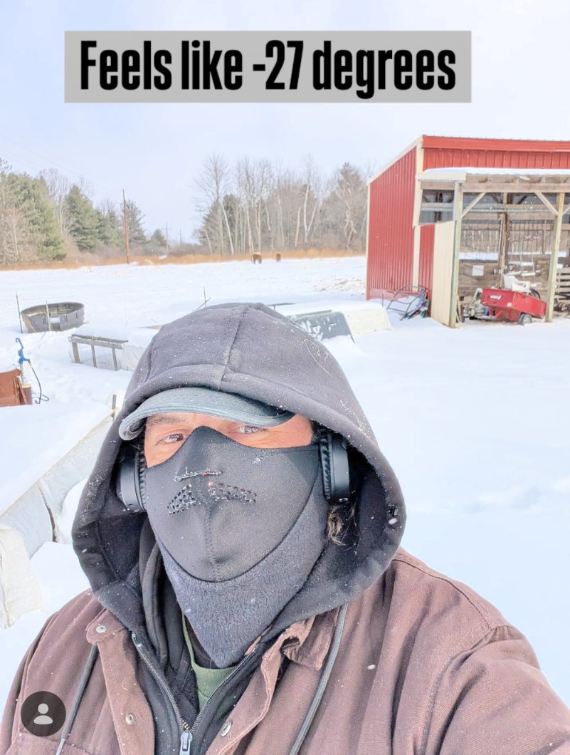 There's a "Devil in God's Country" - And when I fkn find him.... 🥶

#knottyreelzfarm #horses #chickens #FarmLife #heavymetalcountrydad