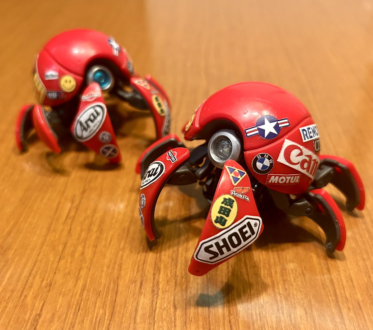 乗りたいか鉄雄❓俺用に自走する様に改良したカニタマだ‼️ピーキー