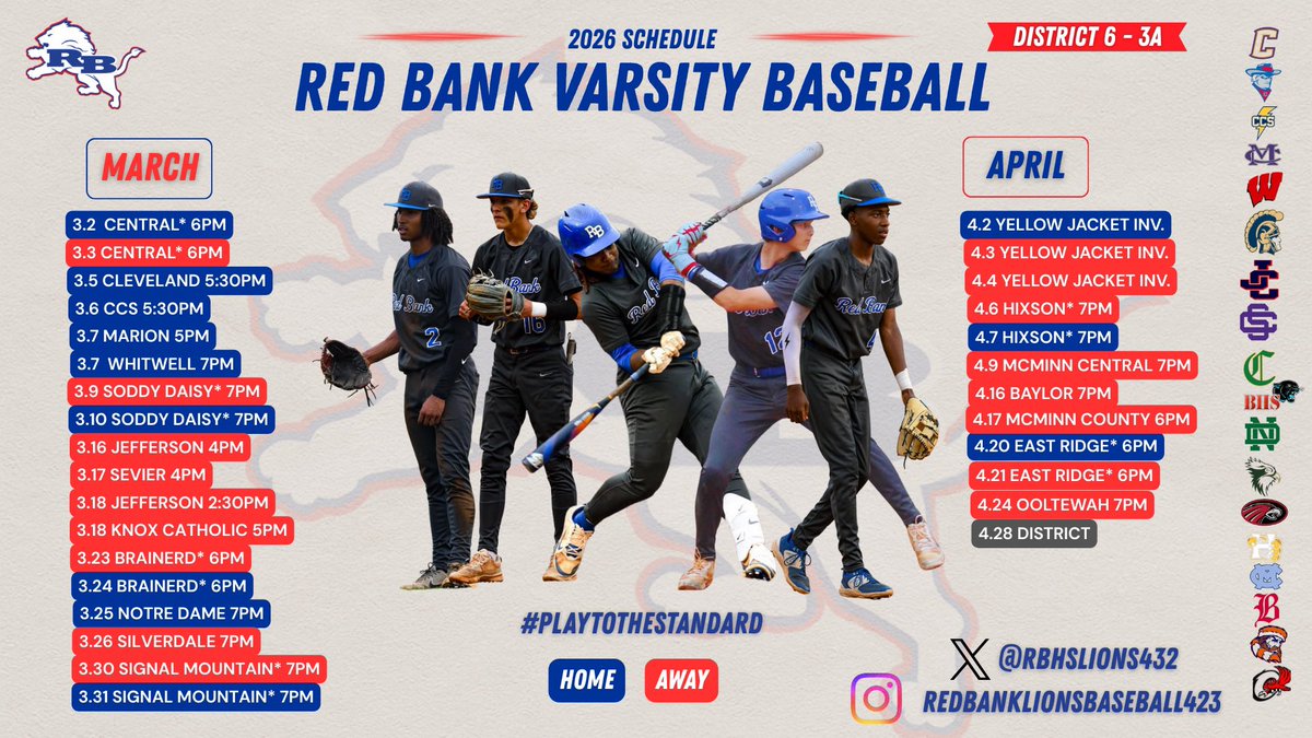 Red Bank Athletics tweet media