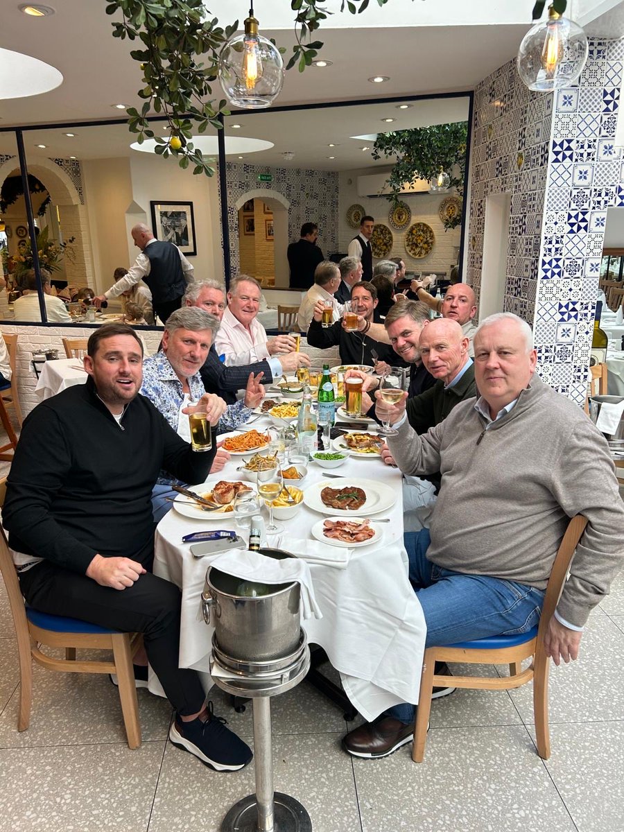 The Toffees Gourmet Club at Scalinis Italian Restaurant in Knightsbridge. Couldn’t make it due to family commitments. I need to get back on the road and make sure they all make the game. This fixture last season a few failed. Let you know later folks 😂