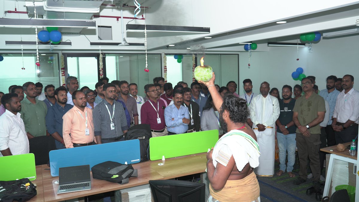 Bluspring_Ent's tweet image. Vanakkam Chennai. We’re here.
Our new office strengthens how we operate across the region, built for focus, collaboration, and delivery.
#Chennai #NewOffice #IndiaOperations #WorkplaceCulture #Bluspring