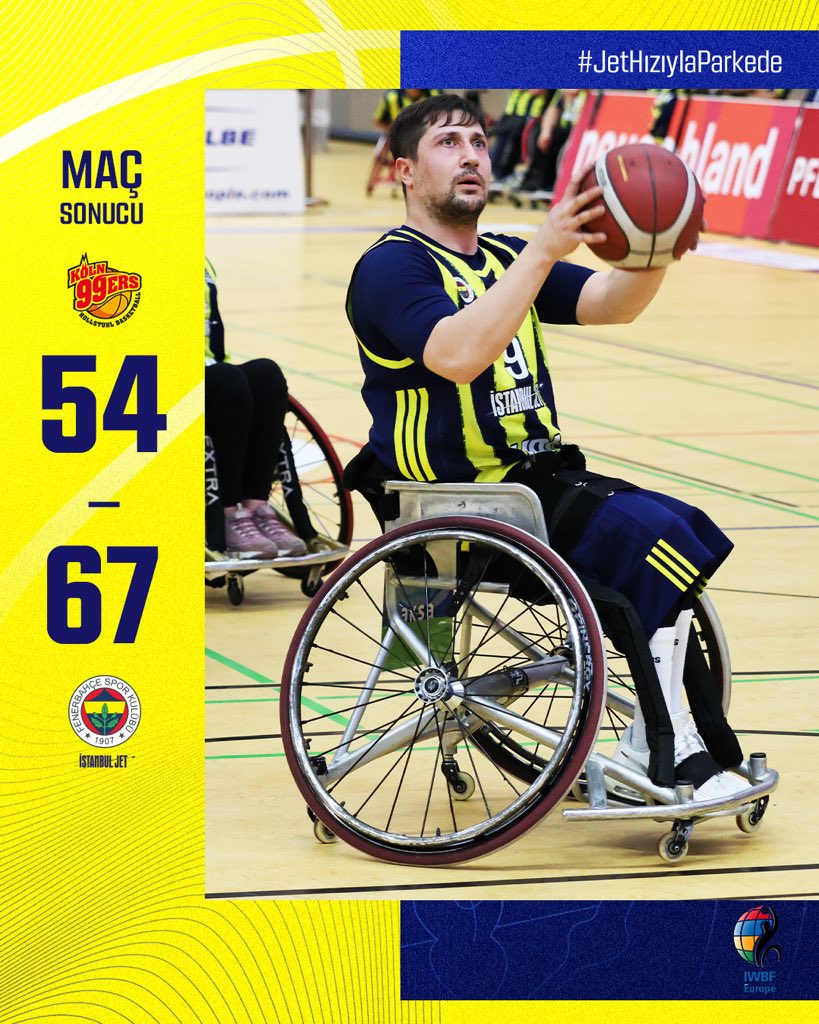 fenerbahcetksb's tweet photo. Maç Sonucu | Köln 99Ers X Fenerbahçe İstanbul Jet: 54 - 67

#JetHızıylaParkede https://t.co/XOkZycuzd0