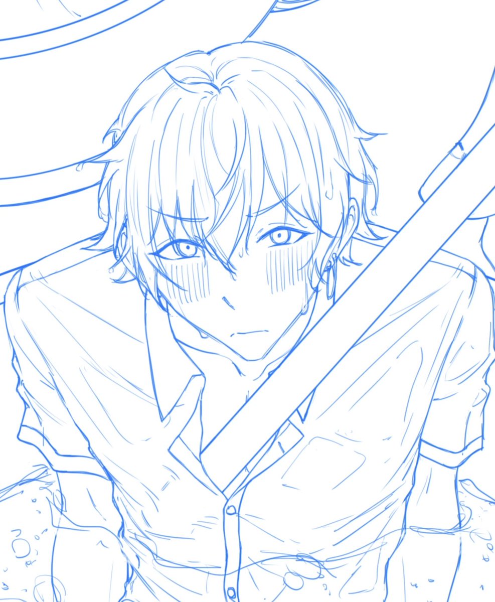 我好喜欢画这种表情🥰