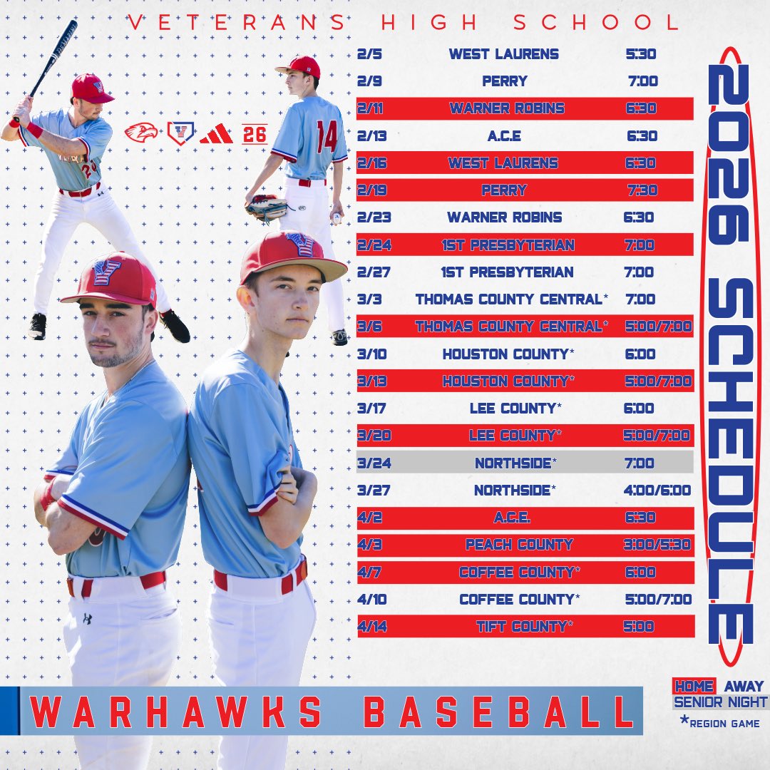 Veterans Warhawks Baseball tweet media