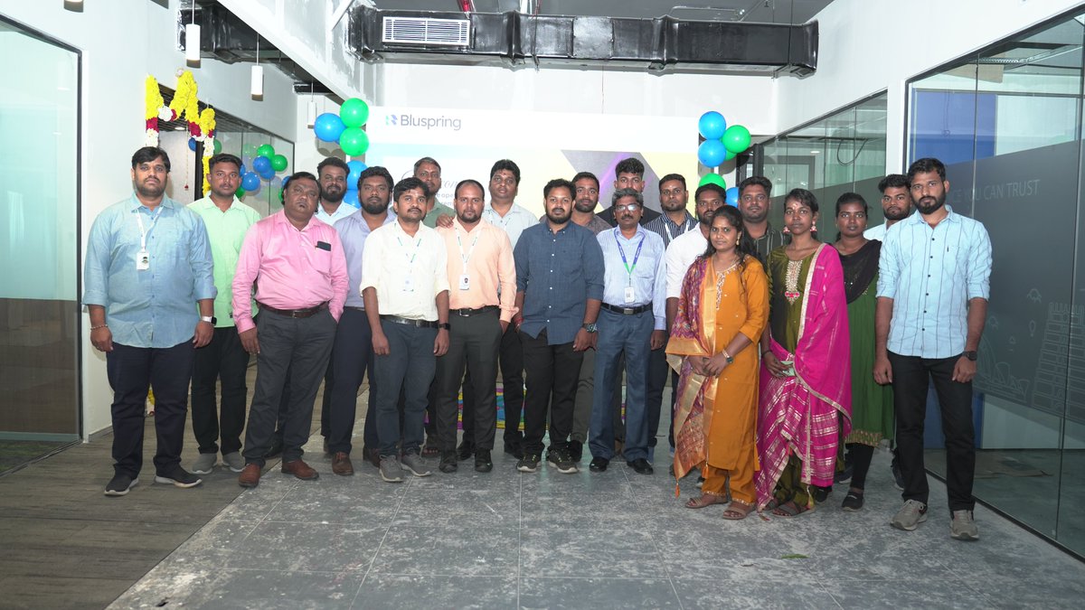 Bluspring_Ent's tweet image. Vanakkam Chennai. We’re here.
Our new office strengthens how we operate across the region, built for focus, collaboration, and delivery.
#Chennai #NewOffice #IndiaOperations #WorkplaceCulture #Bluspring