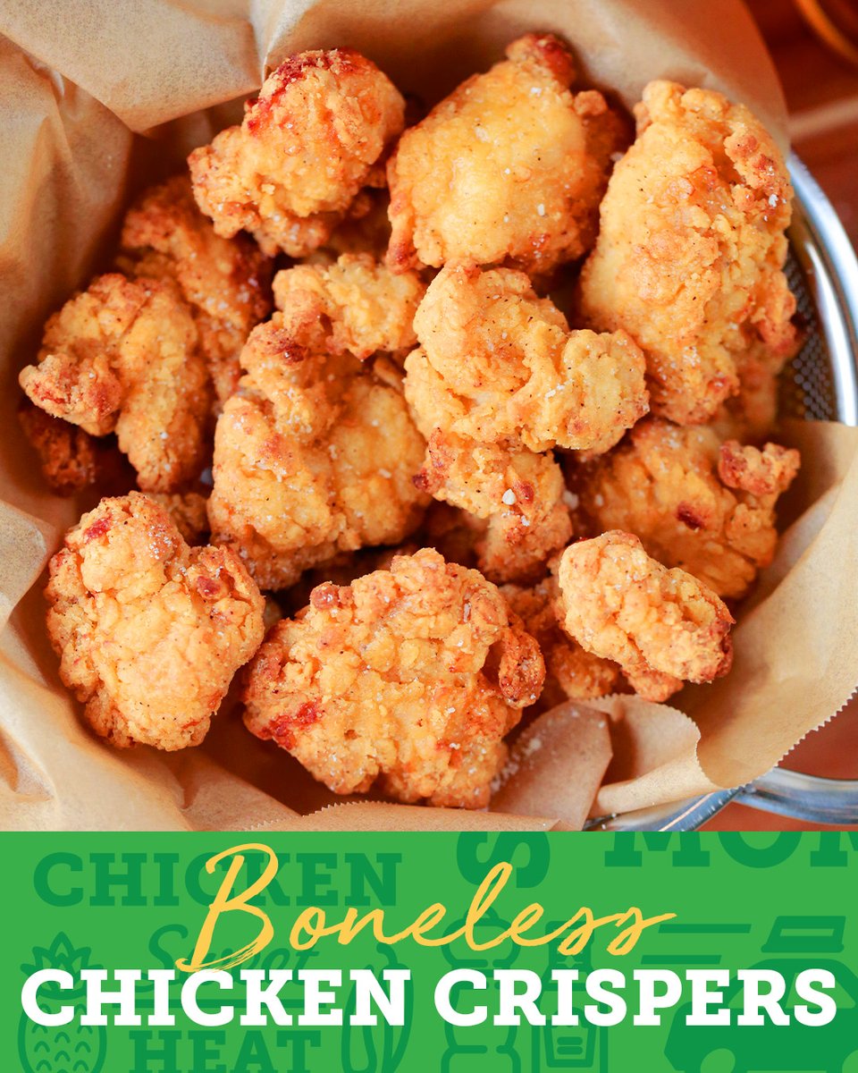 Crispy, craveable, and perfect for sharing (or not 😉), our Boneless Chicken Crispers work perfectly as an appetizer, side, or the main event.