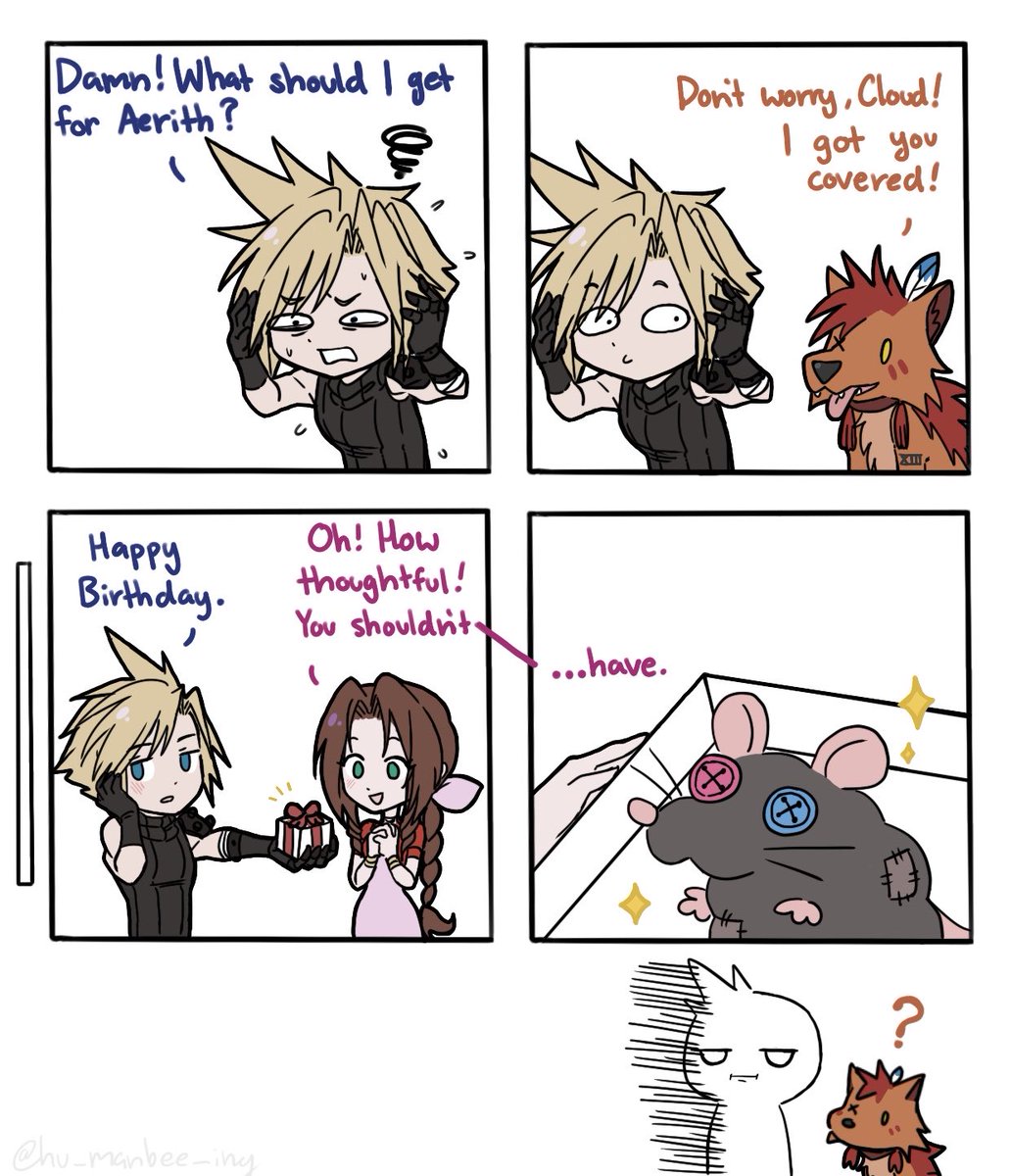 happy birthday aerith!! repost cause I wanted to fix some things