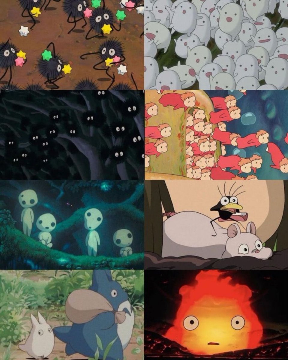 thegoldenaged's tweet photo. Ghibli little creatures ❤️ https://t.co/2TZIbr0jqV