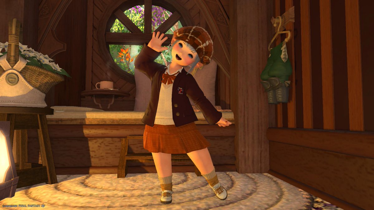 I love the new skirt and hat! :)