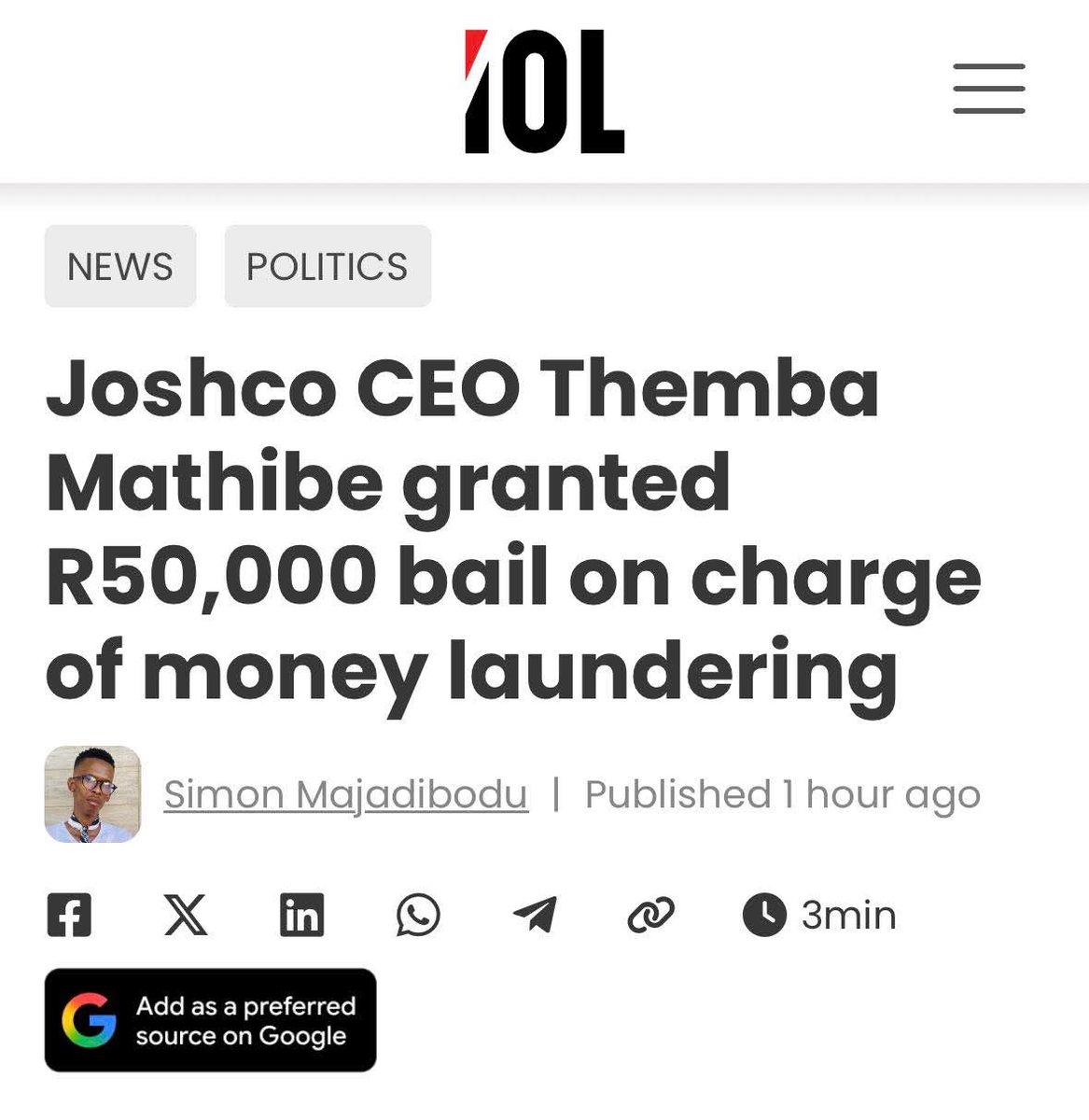 Miz_Ruraltarain's tweet photo. Here is what you should  know about Themba Mathibe, the CEO of Johannesburg Development Agency. 

■ Was found with hard cash close to R2 million 

■ He is an ANC branch member of ward 60, inner Johannesburg city from the days while he was a student 

■ Geoff Makhubo was the first plug to a nice post in the City of Johannesburg 

■ 28 years  ,earn R300000 per/ month, a rough estimation of R3,6 million a year before bonuses. while ordinary  citizens  are earning below 5000 per month.

■According to information the Hawks arrested Mathibe in connection with fraud, money laundering  and corruption that are linked to contract at City Housing Entity

■ R50000 bail while the allegations  runs to millions 

Question: How and when he accumulated the requisite experience to become a CEO whilst also studying for 3 Masters degrees? 

Who is behind the Themba Mathivha?

Part 1